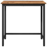 Table Old Wood 100 x 50 x 76.5 cm Engineered Wood and Steel 873772
