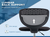 Drafting Chair, Swivel Office Draughtsman Chair, Mesh Standing Desk Chair with Adjustable Foot Ring, T3398P344664
