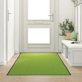 Doormat Other Green and Black 120 x 250 cm Polyamide and PVC 4100729