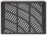 Air Conditioner Cover Black 110 x 50 x 105 cm Steel 8014115