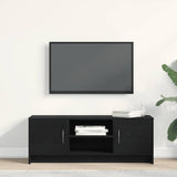 TV Cabinet Black Oak 102x30x37,5 cm Engineered Wood 862411