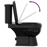 Toilet With Cistern Black 240550