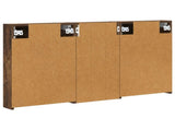Bathroom Cabinet Set 3 pcs 110 x 10.5 x 60.5 cm Engineered wood 3403716