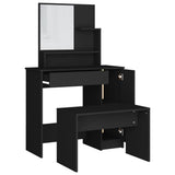 Dressing Table Set Black 86.5x35x136 cm 3114148