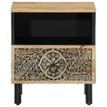 Bedside Cabinets 2 pcs 40x33x46 cm Solid Wood Mango 358219