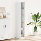 Wardrobe White 30x50x200 cm Engineered Wood 3307702