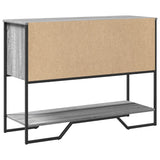 Console Table Grey Sonoma 100x35x74.5 cm Engineered Wood 848537