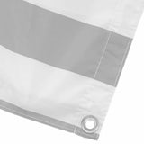 Balcony Screen Light Grey and White 100 x 1000 cm Oxford Fabric 42030947