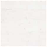 Table Top White 80x80x2.5 cm Solid Wood Pine Square 824391