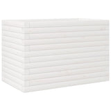 Garden Planter White 70x40x45.5 cm Solid Wood Pine 847264
