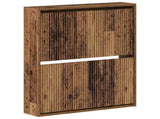 Wall-Mounted Shoe Cabinet ARNHEM 71 x 17 x 86 cm Old Wood 896643