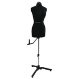 Adjustable Dress Form Female Height Adjustable Black S Velvet 42018603