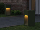 Solar Led Pathway Light 2 pcs Warm White 18 x 18 x 50 cm 879712