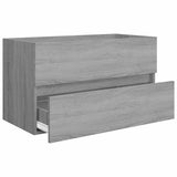 Sink Cabinet with Built-in Basin Grey Sonoma Engineered Wood 3120346