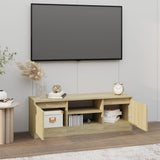 ZNTS TV Cabinet with Door Sonoma Oak 102x30x36 cm 823353