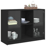Sideboard Black Engineered wood Medium Storage Sideboard 3295872