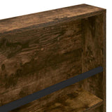 Magazine Rack 2 pcs Smoked Oak 80 x 12 x 70 cm Engineered Wood 890845