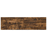 Wall-Mounted Headboard HAARLEM Smoked Oak Engineered Wood 896940
