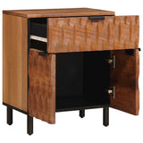 Bedside Cabinet Brown 50 x 33 x 60 cm Solid Mango Wood 4017911