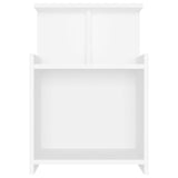 Bed Cabinets 2 pcs White 40x35x60 cm Engineered Wood 806176