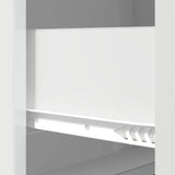 Drawer Cabinet High Gloss White 66 x 34.5 x 87 cm 895299