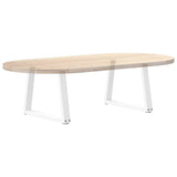 Coffee Table Legs V-Shape 2 pcs White 70x cm Steel 4012557