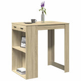 Bar Table Sonoma Oak 102x70x103.5 cm Engineered Wood 3309323