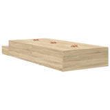 Storage Bed Frame with Drawer Sonoma Oak 90 cm Engineered Wood 3335607