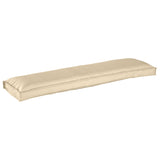 Pallet Cushion Set 2 pcs Beige 150 x 40 x 8 cm Oxford Fbric 42001711