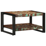 Coffee Table Multicolour 70x50x38 cm Solid Wood Reclaimed 4102720