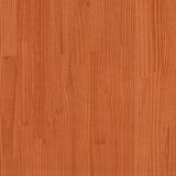 Bed Frame without Mattress Wax Brown 90x190 cm Single Solid Wood Pine 850751