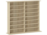 16-Compartment Media Shelf - Nature Wood Finish T3398P343162