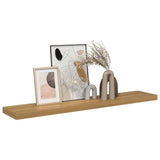 Wall Shelf Wall-mounted Brown 120 x 23.5 x 4 cm Engineered Wood 42019956