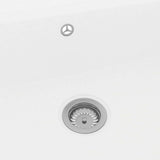 Kitchen Sink White 79 x 50 x 31 cm Quartz and Resin 147056
