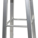 Bar Stools 4 pcs Silver and Brown MDF 277174