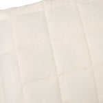 ZNTS Weighted Blanket Light Cream 235x290 cm 11 kg Fabric 350768