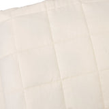 ZNTS Weighted Blanket Light Cream 235x290 cm 11 kg Fabric 350768