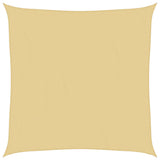 Sun Shade Sail Sand 4x4 m 100% Polyester Oxford 4000412