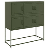 Sideboard Olive Green 100.5x39x107 cm Steel 846600