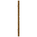 Wall Headboard Honey Brown 206x3x63 cm Solid Wood Pine 824721