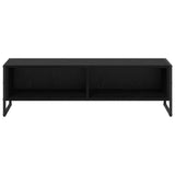 TV Cabinet 100 x 36.5 x 30.5 cm Black Oak Engineered Wood 886552
