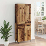 Highboard Old Wood 69.5 x 34 x 180 cm Engineered Wood 3415719