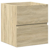 2 Piece Bathroom Furniture Set Sonoma Oak Engineered Wood 3325032