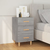 Bedside Cabinet Grey Sonoma 40x40x66 cm Engineered Wood 817322