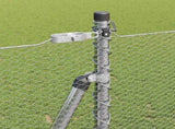 Hexagonal Fence with Concrete Base 25 x 1.5 m Galvanised Steel 3353810