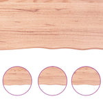 ZNTS Wall Shelf Light Brown 60x50x cm Treated Solid Wood Oak 363652