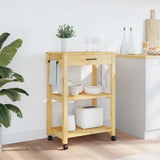 Kitchen Trolley MONZA 60x40x88.5 cm Solid Wood Pine 376094