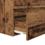 Bathroom Furniture Set 3 pcs Old wood and White Engineered wood 3393510