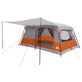 Family Tent with Roof Grey and Orange 500 x 400 x 230 cm 42028503