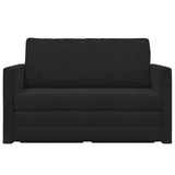 Folding Sofa Bed Black 124 x 71 x 78 cm Velvet 42030517